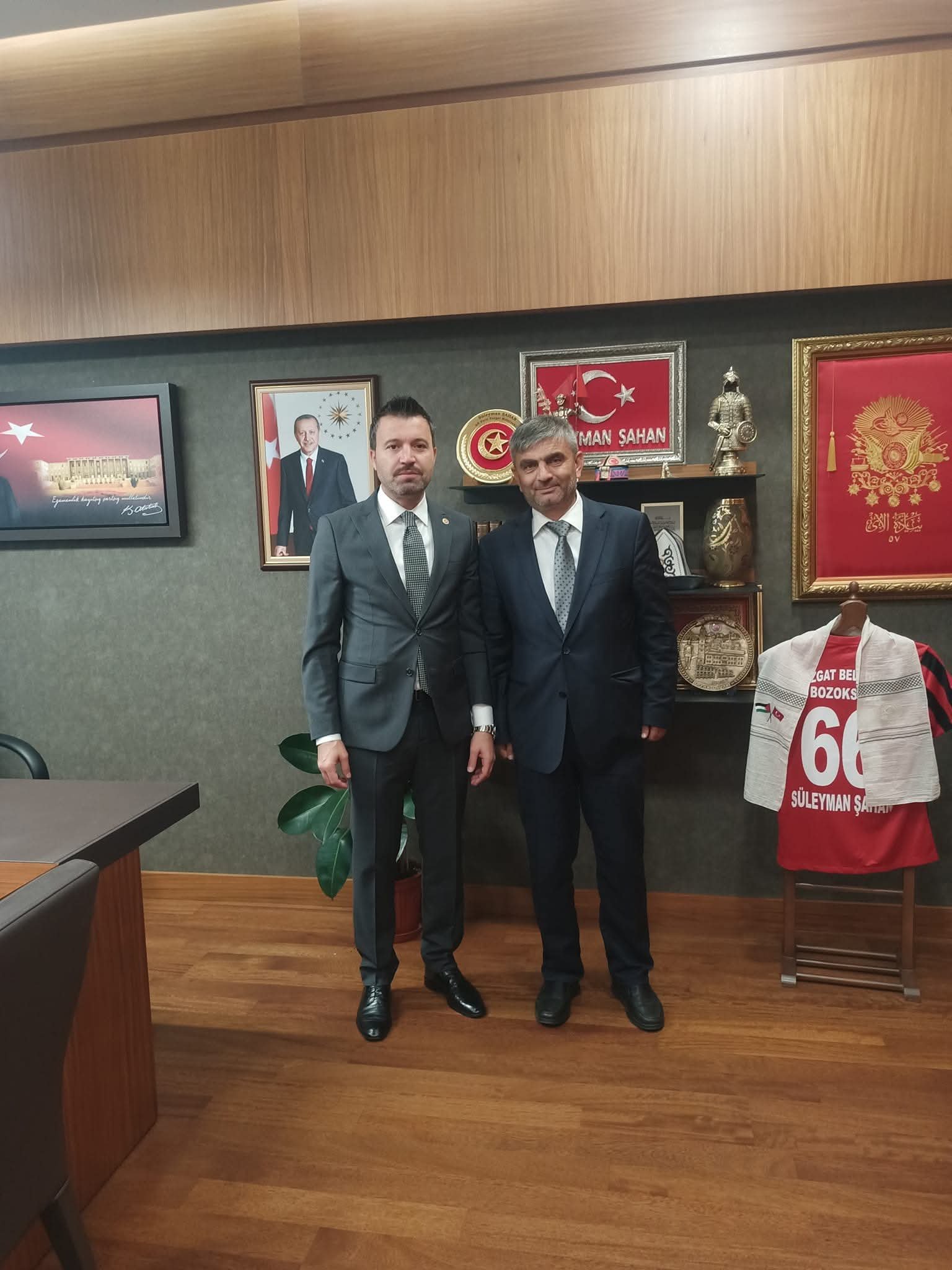Ak Parti Yozgat milletvekili sayın Süleyman Şahan Bey’i makamında ziyaret