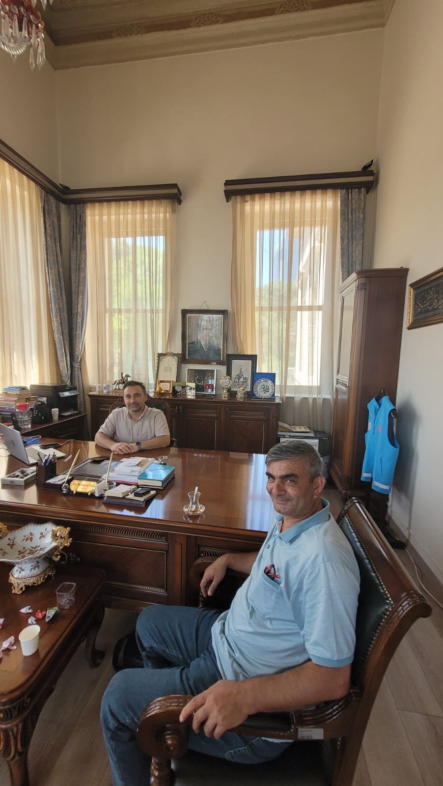 Beyoğlu ilçe Müftüsü Sayın Mehmet İzci hocamızı makamında ziyaret