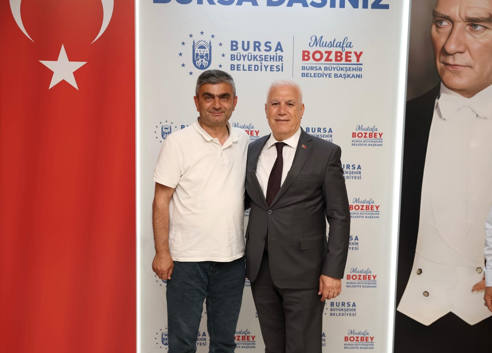 Bursa Büyükşehir Belediye Başkanı Sayın Mustafa Bozbey’i makamında ziyaret
