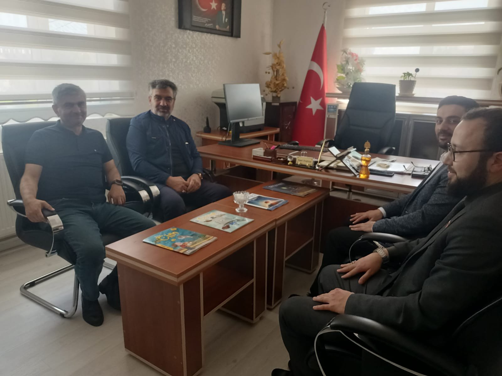 Saraykent ilçe müftümüz sayın Nuri Tapan Hocamızı makamında ziyaret