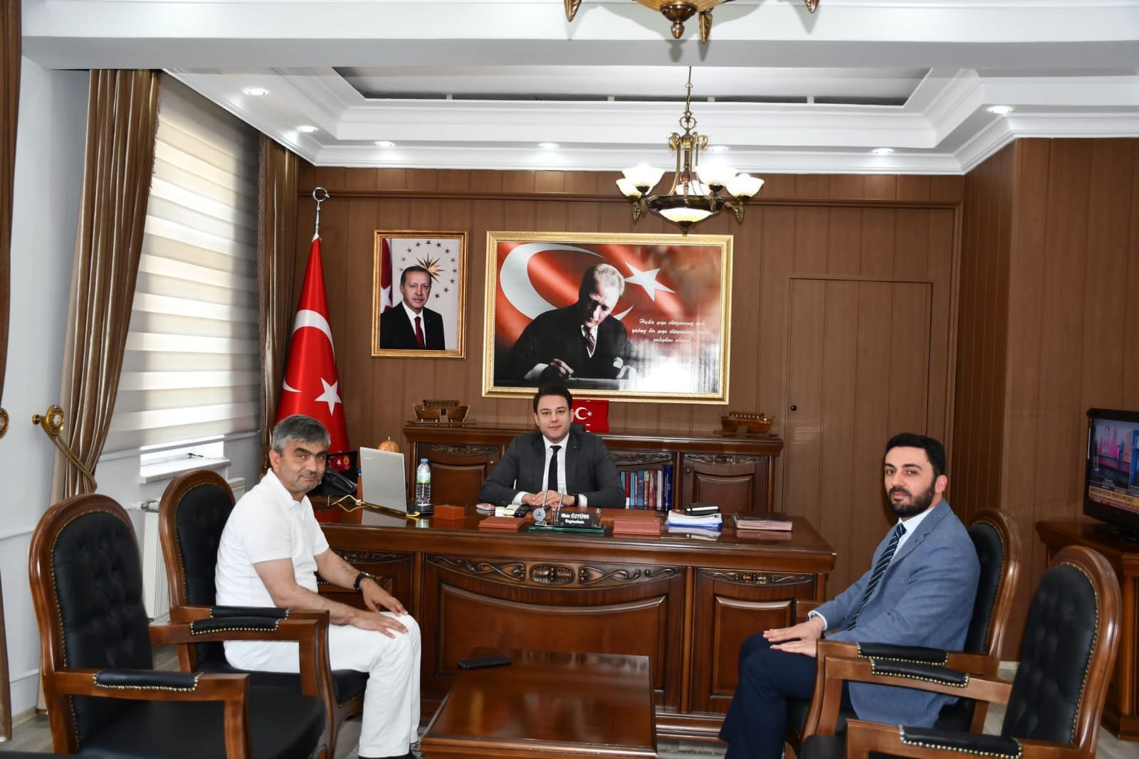 Saraykent ilçe kaymakamımız sayın Mete Öztürk Bey’i ziyaret
